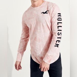 HOLLISTER | shirt long sleeve tie dyed aesthetic l Size Large